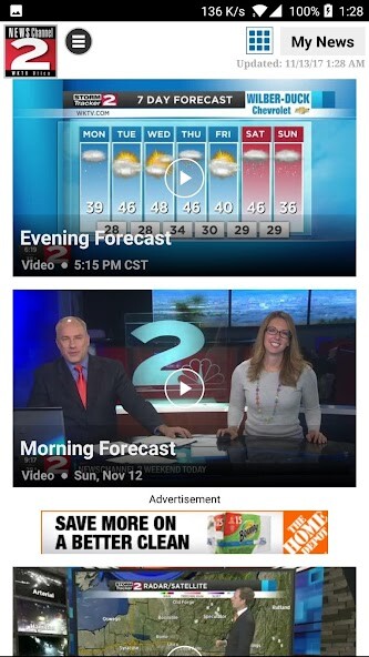 Run android online APK WKTV NewsChannel 2 from MyAndroid or emulate WKTV NewsChannel 2 using MyAndroid