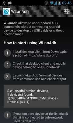 Emulate Android APK WLanAdb