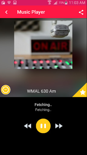 Run android online APK WMAL Radio App Radio Station from MyAndroid or emulate WMAL Radio App Radio Station using MyAndroid