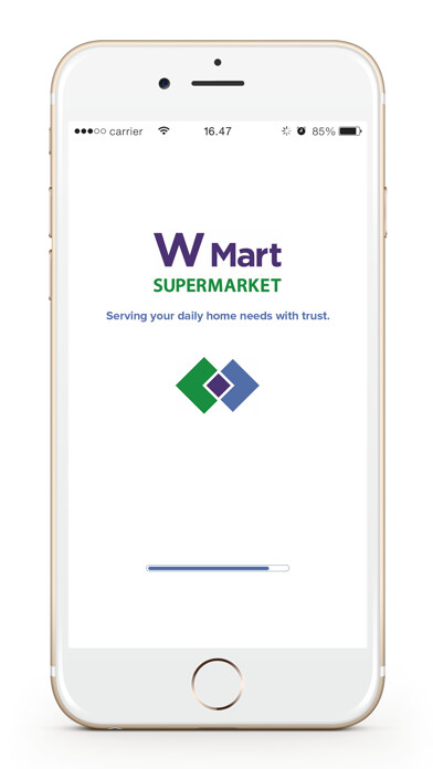 Emulate iPhone app WMart Supermarket using MyAndroid