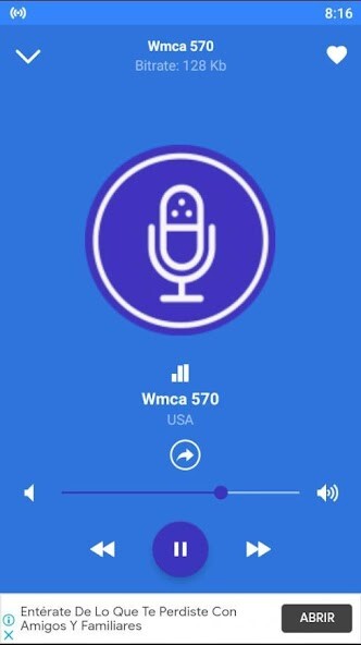 Run android online APK wmca 570 App USA from MyAndroid or emulate wmca 570 App USA using MyAndroid