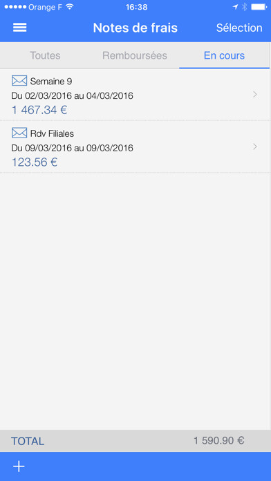 Emulate iPhone app WM Note de frais using MyAndroid Emulate iPhone app WM Note de frais using MyAndroid
