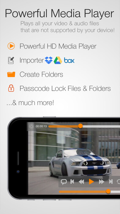 Emulate iPhone app WMV HD Player & Importer using MyAndroid