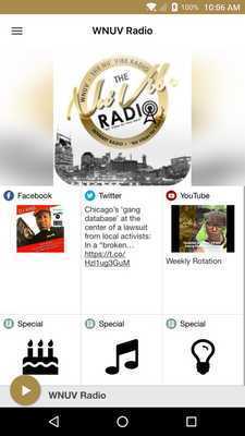 Emulate Android APK WNUV Radio