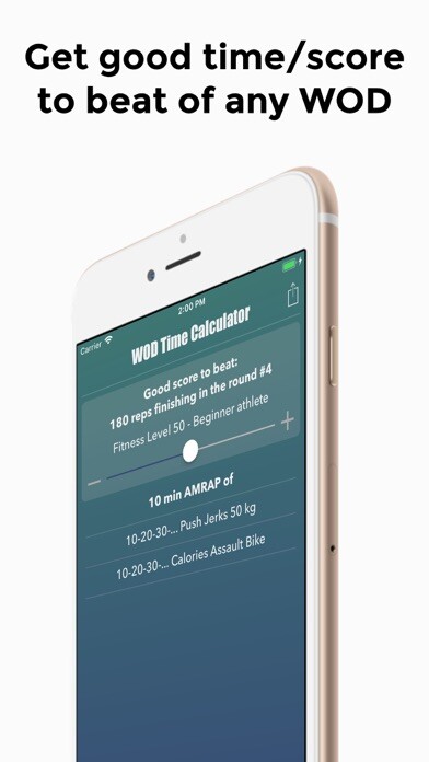 Emulate iPhone app WOD Time Calculator using MyAndroid Emulate iPhone app WOD Time Calculator using MyAndroid