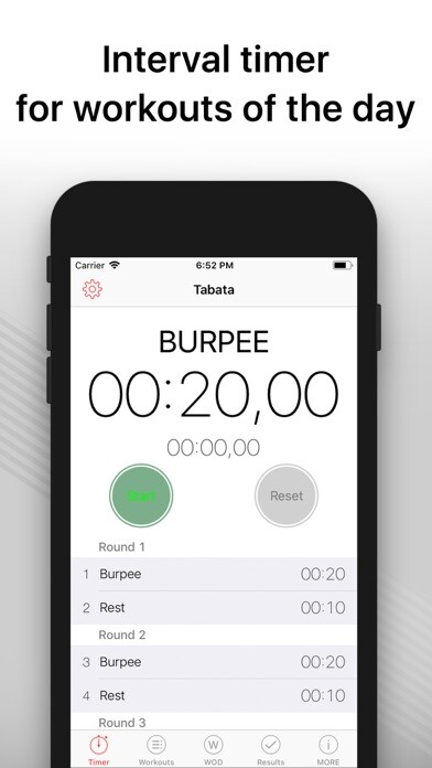 Emulate iPhone app WOD Timer: hiit training timer using MyAndroid Emulate iPhone app WOD Timer: hiit training timer using MyAndroid