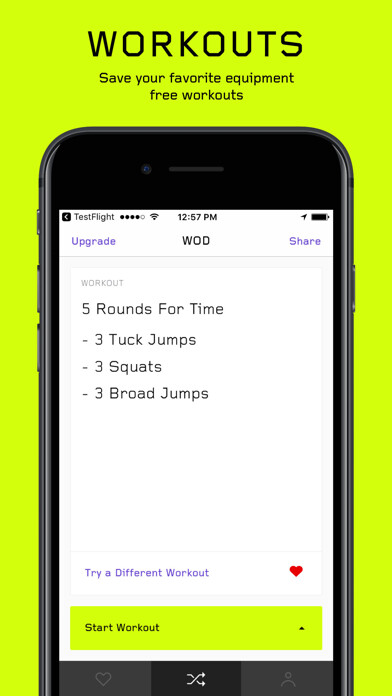 Emulate iPhone app WOD - Travel Wod Generator for HIIT Workouts using MyAndroid Emulate iPhone app WOD - Travel Wod Generator for HIIT Workouts using MyAndroid