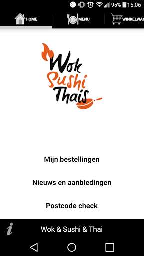 Run android online APK Wok & Sushi & Thai Veldhoven from MyAndroid or emulate Wok & Sushi & Thai Veldhoven using MyAndroid