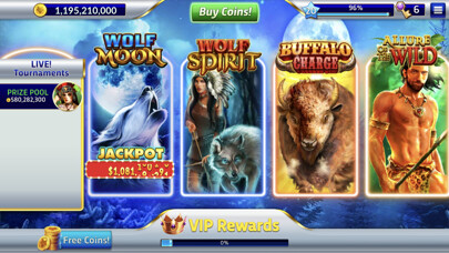 Emulate iPhone app Wolf Bonus Casino -Vegas Slots using MyAndroid
