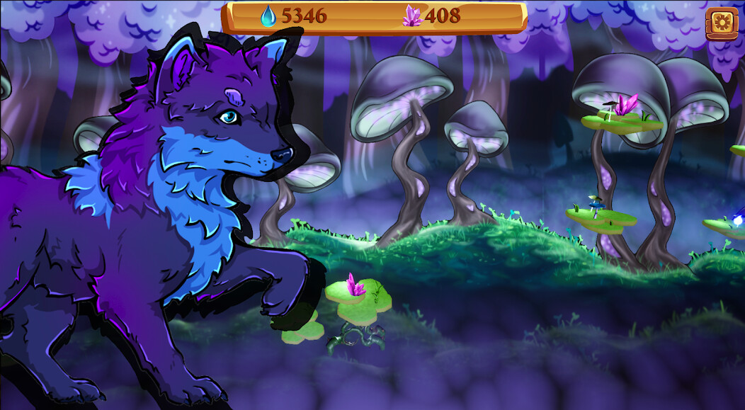 Run android online APK Wolf Dash: Forest Spirit from MyAndroid or emulate Wolf Dash: Forest Spirit using MyAndroid