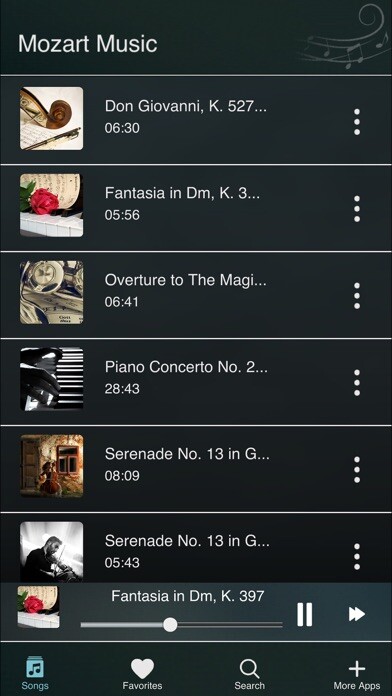 Emulate iPhone app Wolfgang Amadeus Mozart: Classical Music using MyAndroid Emulate iPhone app Wolfgang Amadeus Mozart: Classical Music using MyAndroid