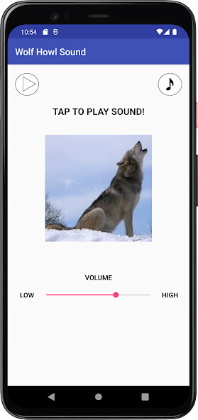 Run android online APK Wolf Howl Sound from MyAndroid or emulate Wolf Howl Sound using MyAndroid