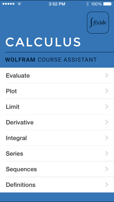 Emulate iPhone app Wolfram Calculus Course Assistant using MyAndroid Emulate iPhone app Wolfram Calculus Course Assistant using MyAndroid