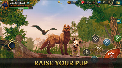 Emulate iPhone app Wolf Tales - Online RPG Sim 3D using MyAndroid
