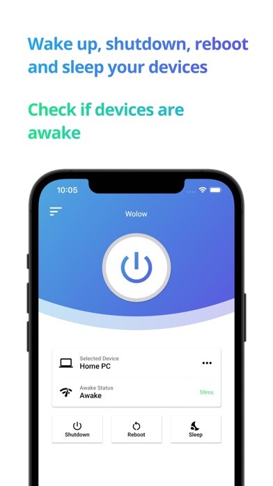 Emulate iPhone app Wolow - Wake on LAN using MyAndroid Emulate iPhone app Wolow - Wake on LAN using MyAndroid