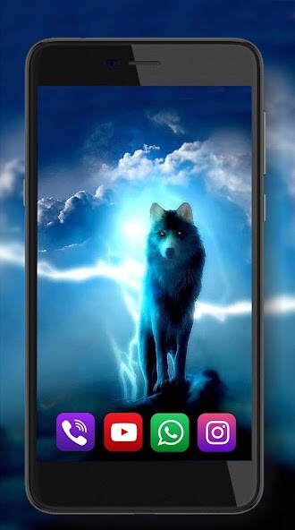 Emulate Android APK Wolves Night live wallpaper Emulate Android APK Wolves Night live wallpaper