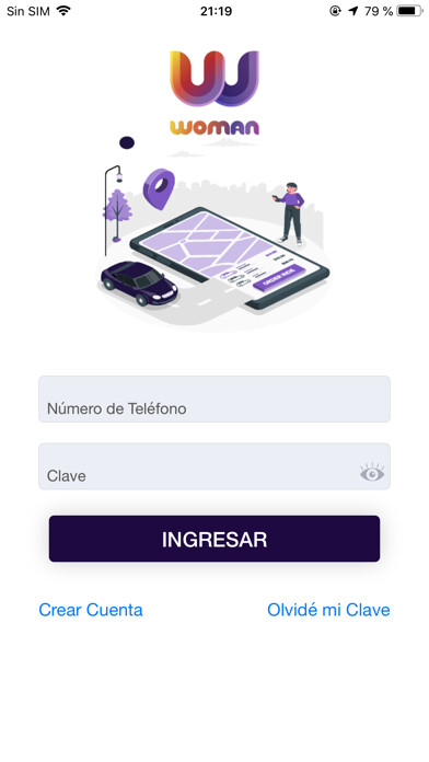 Emulate iPhone app WoMan Cliente using MyAndroid