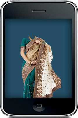 Emulate Android APK Woman Saree Suit Photo