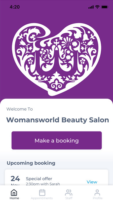 Run android online APK Womansworld Beauty Salon from MyAndroid or emulate Womansworld Beauty Salon using MyAndroid