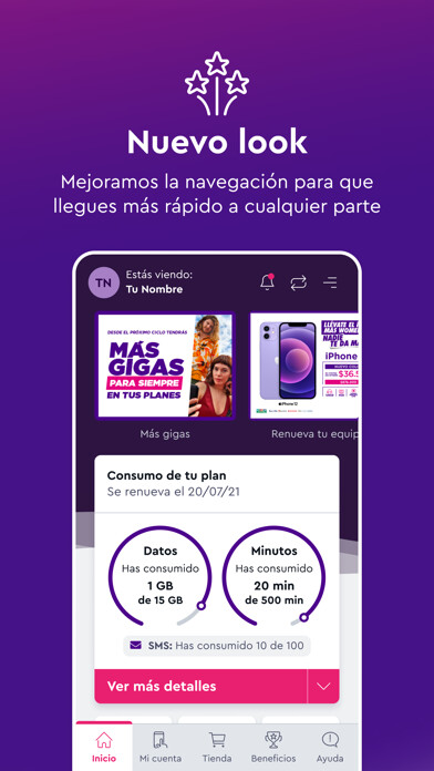 Emulate iPhone app WOM (Chile) using MyAndroid