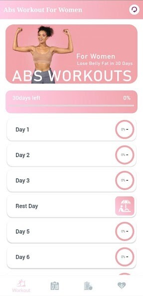 Run android online APK Women Abs Workout 30 Day Fitness: Home Workouts from MyAndroid or emulate Women Abs Workout 30 Day Fitness: Home Workouts using MyAndroid