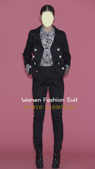Emulate iPhone app Women Fashion Suit Photo Montage using MyAndroid