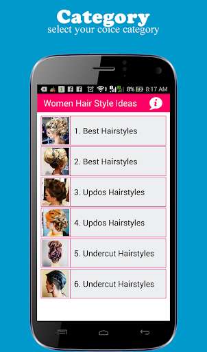 Emulate Android APK Women Hairstyle Ideas