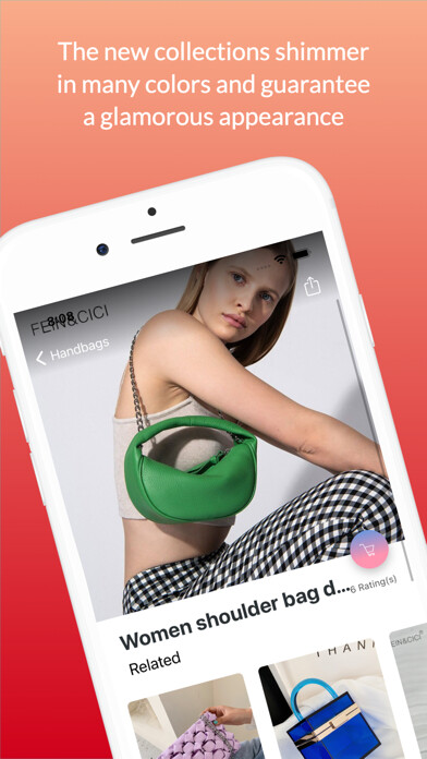 Emulate iPhone app Women handbags fashion store using MyAndroid Emulate iPhone app Women handbags fashion store using MyAndroid