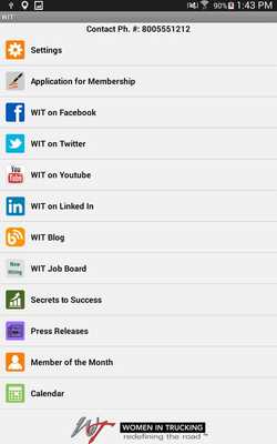 Emulate Android APK Women In Trucking