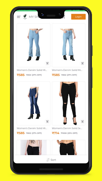 Run android online APK Women Jeans Online Shopping from MyAndroid or emulate Women Jeans Online Shopping using MyAndroid