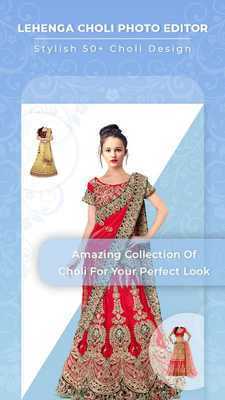 Emulate Android APK Women Lehenga Choli Suit Photo Editor