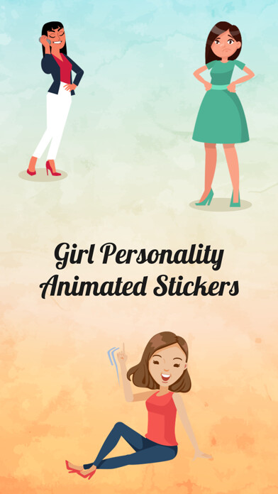 Emulate iPhone app Women Personality Stickers using MyAndroid Emulate iPhone app Women Personality Stickers using MyAndroid