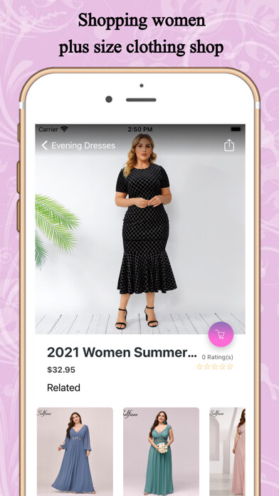 Emulate iPhone app Women plus size fashion shop using MyAndroid Emulate iPhone app Women plus size fashion shop using MyAndroid