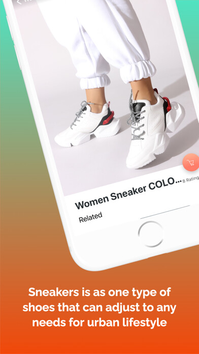 Emulate iPhone app Women Sneakers Fashion Online using MyAndroid Emulate iPhone app Women Sneakers Fashion Online using MyAndroid