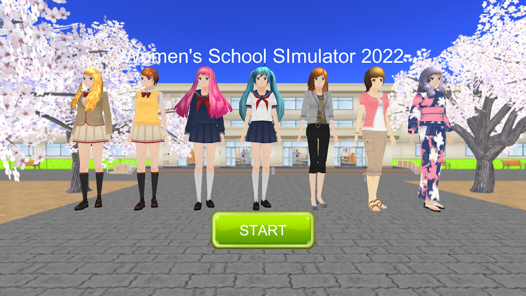 Run android online APK Womens School Simulator 2022 from MyAndroid or emulate Womens School Simulator 2022 using MyAndroid