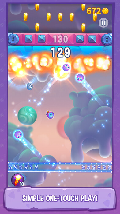 Emulate iPhone app Wonderball - One Touch Endless Ball Arcade Action using MyAndroid