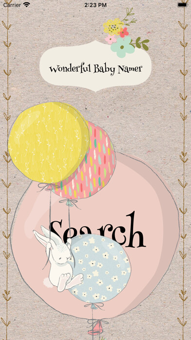 Emulate iPhone app Wonderful Baby Namer using MyAndroid Emulate iPhone app Wonderful Baby Namer using MyAndroid