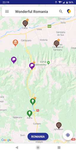 Run android online APK Wonderful Romania - 300+ Locations from MyAndroid or emulate Wonderful Romania - 300+ Locations using MyAndroid