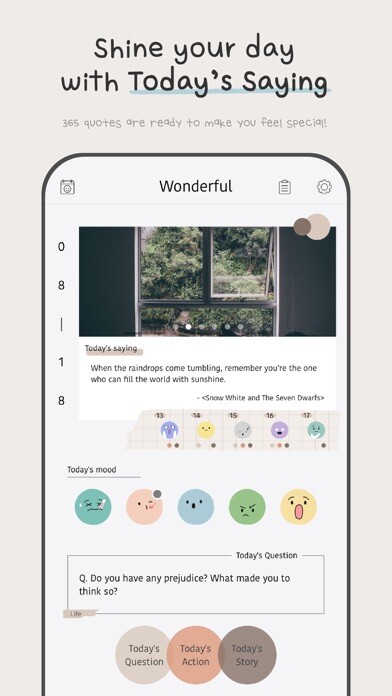 Emulate iPhone app Wonderful - Self-Esteem Diary using MyAndroid Emulate iPhone app Wonderful - Self-Esteem Diary using MyAndroid