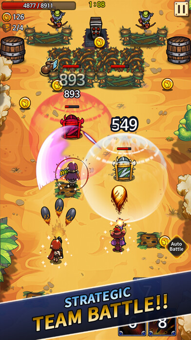 Emulate iPhone app Wonder Knights : Pesadelo - Shooting RPG using MyAndroid