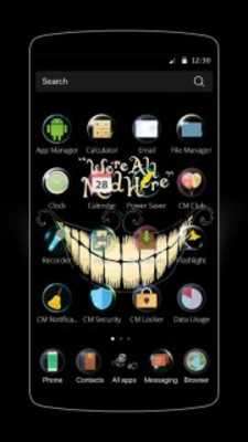 Emulate Android APK Wonderland Smile Theme