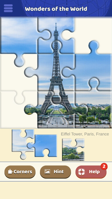 Emulate iPhone app Wonders of the World Puzzle using MyAndroid Emulate iPhone app Wonders of the World Puzzle using MyAndroid