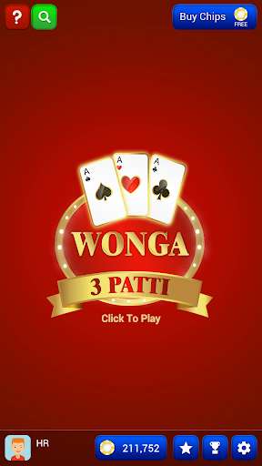 Run android online APK Wonga 3 Patti from MyAndroid or emulate Wonga 3 Patti using MyAndroid