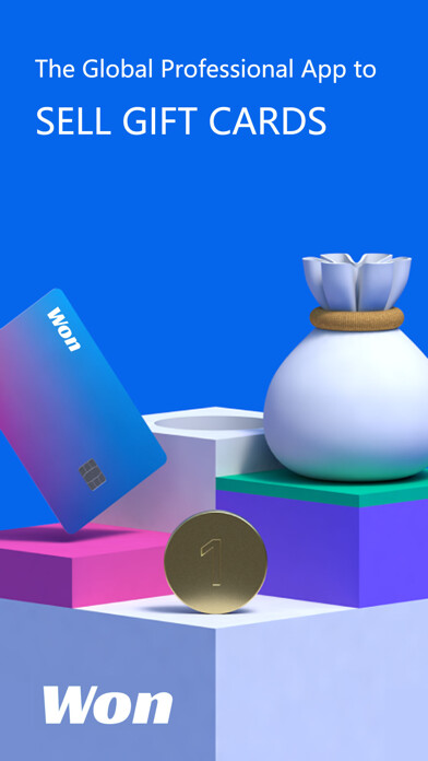 Emulate iPhone app Won: Sell Gift Cards using MyAndroid