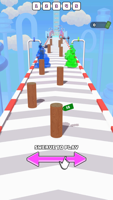 Emulate iPhone app Wood Art Run using MyAndroid