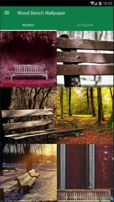 Emulate Android APK Wood Bench Wallpaper