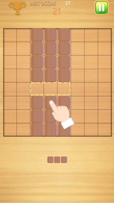 Emulate iPhone app Wood Block Blast Puzzle Game using MyAndroid