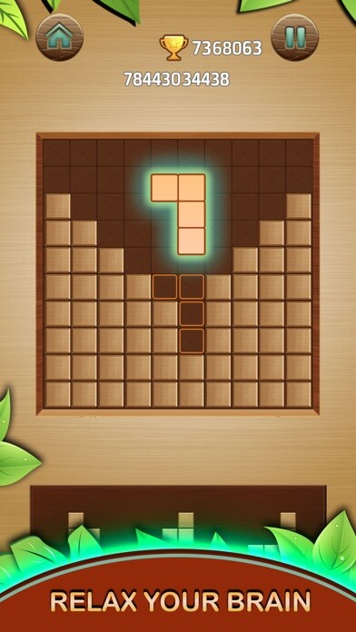 Emulate iPhone app Wood Block Puzzle Box 2022 using MyAndroid