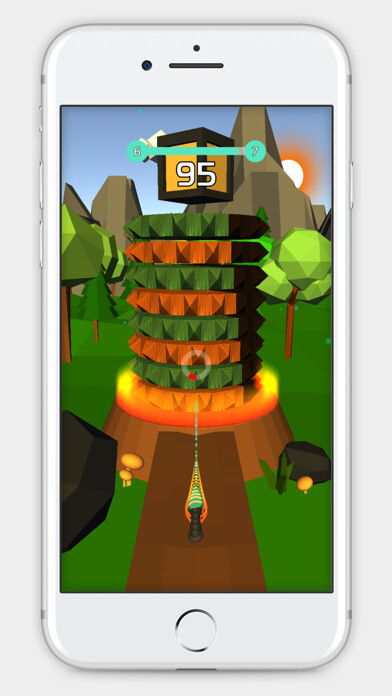 Emulate iPhone app Wood Break 3D using MyAndroid