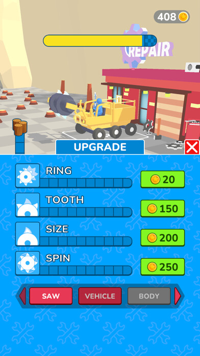 Emulate iPhone app Wood Crusher 3D using MyAndroid